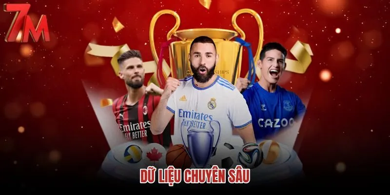 Dữ liệu 7M về diễn biến tỷ lệ và bảng xếp hạng