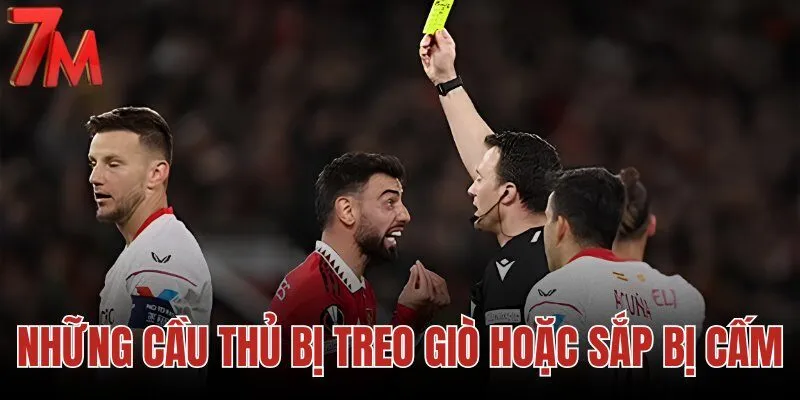 Những cầu thủ bị treo giò hoặc sắp bị cấm tại Ngoại hạng Anh